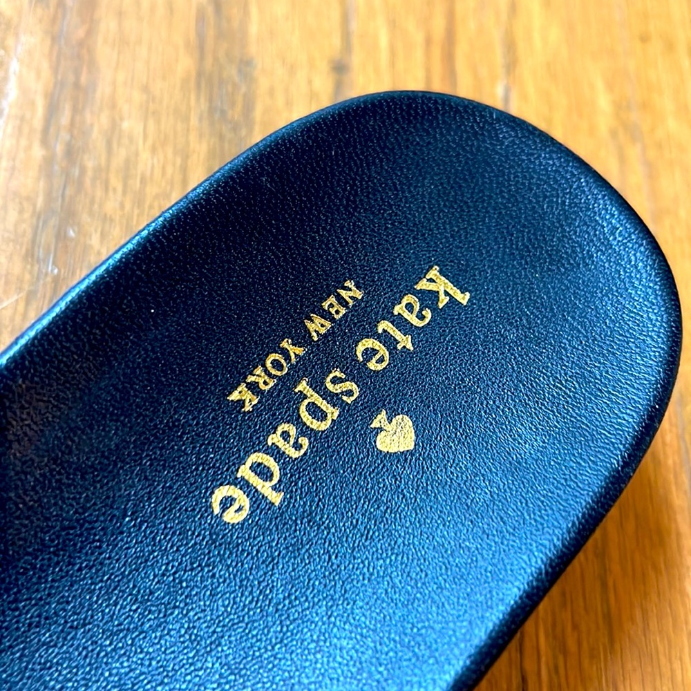 KATE SPADE Slip On Slides 7 1/2 | Designer sandals 7 1/2 - Picture 3 of 10